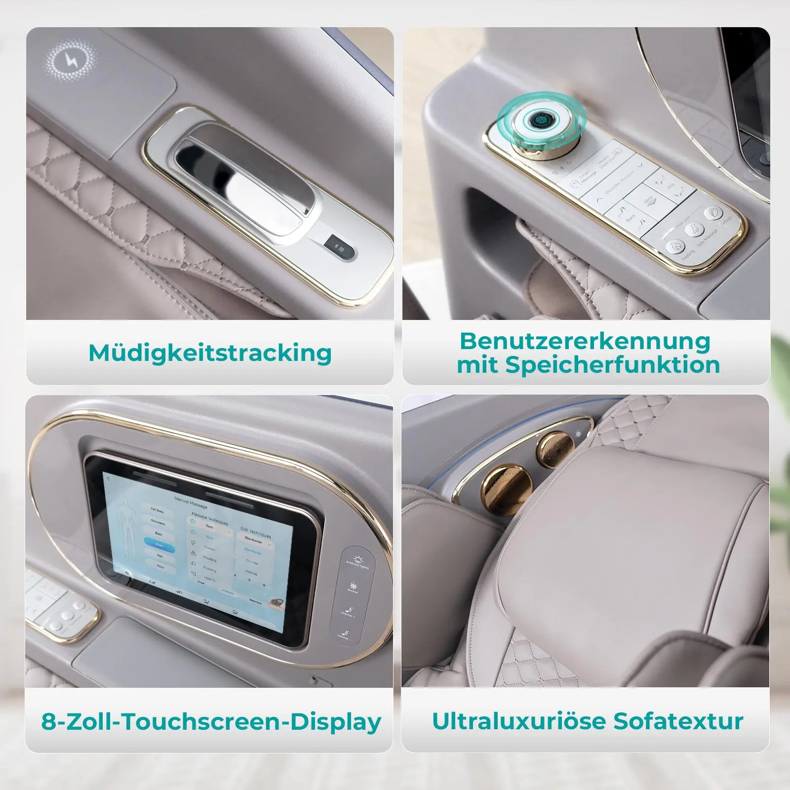 Poltrona massaggiante NAIPO SkySuite con AI - Image 7