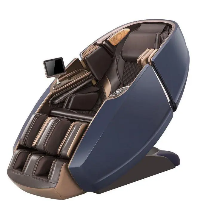 Poltrona da massaggio extra lusso NAIPO 4D, design a capsula spaziale, tablet integrato - Image 13