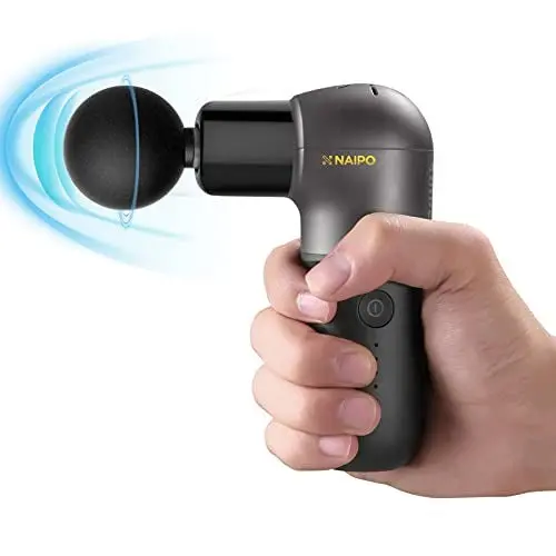 NAIPO® Mini Pro - pistola da massaggio, compatta e potente, 5 livelli di intensità, inclusi 4 accessori - Image 15