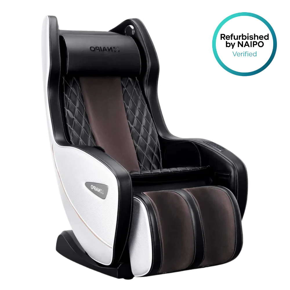 Poltrona massaggiante NAIPO Premium, premio di design, Bluetooth, funzione reclinabile, salvaspazio, usata/ricondizionata - Image 15
