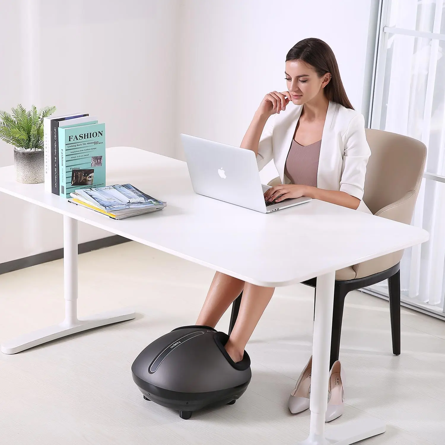 NAIPO Massaggiatore plantare con funzione riscaldante e massaggio Shiatsu - Image 7