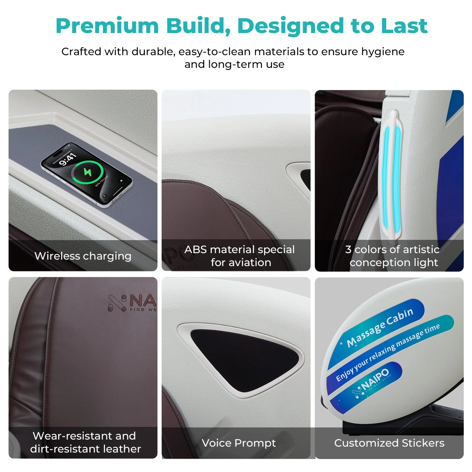 Poltrona massaggiante per distributore automatico Naipo, sistema di pagamento con carta NFC/RFID, tempo/prezzo del massaggio regolabile - Image 6
